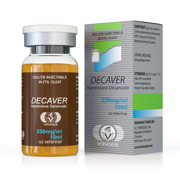 Vermodje - Decaver 250 mg/ml (Nandrolone Decanoate) 10ml vial